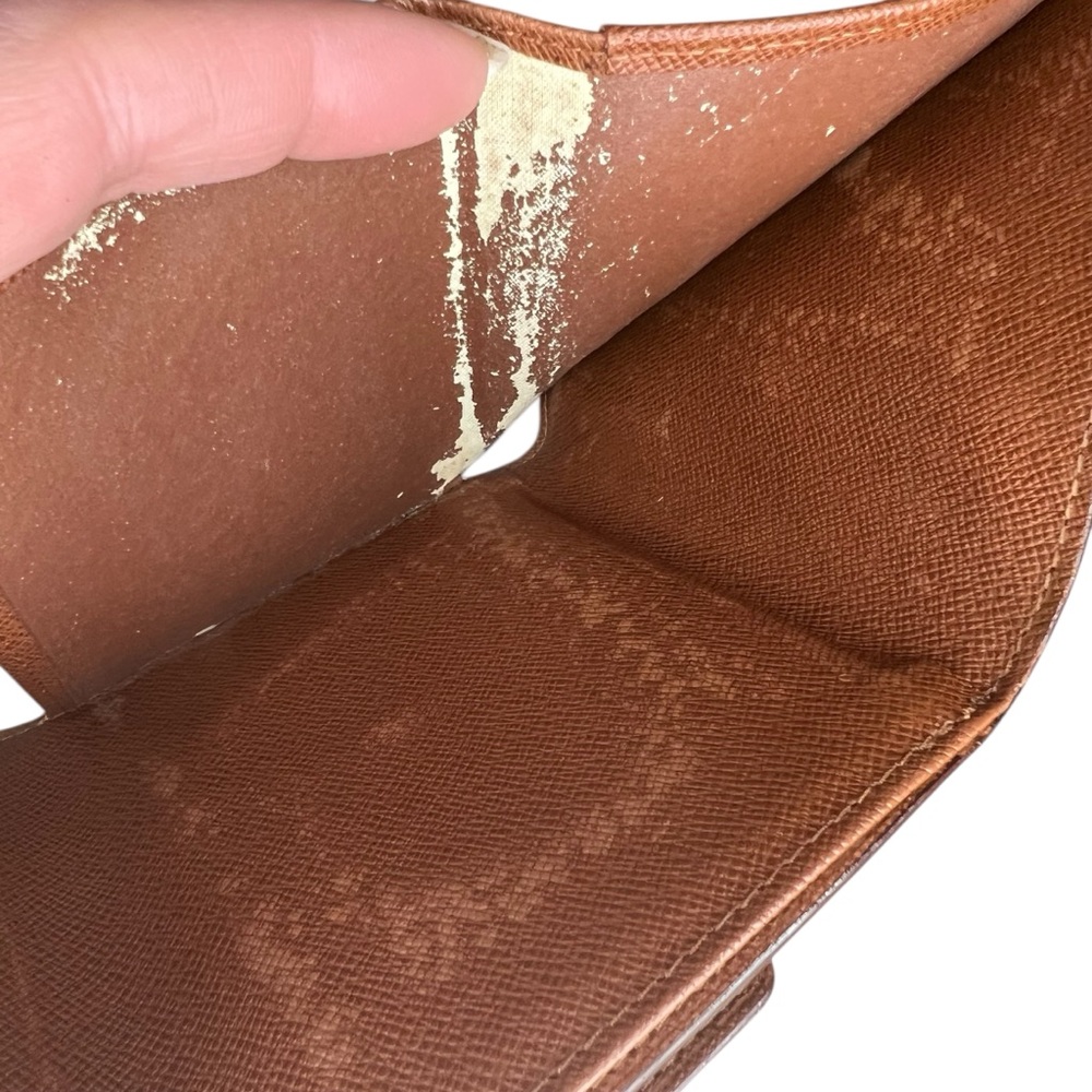 Authentic Louis Vuitton Monogram Elise double snap wallet LV compact card EUC - Picture 12 of 14